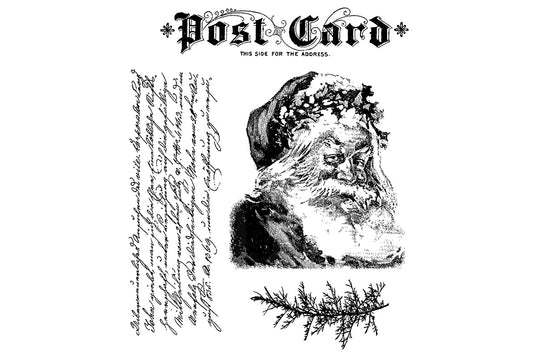 Tim Holtz Stampers Anonymous Cling Rubber Stamps Letters To Santa - CMS053