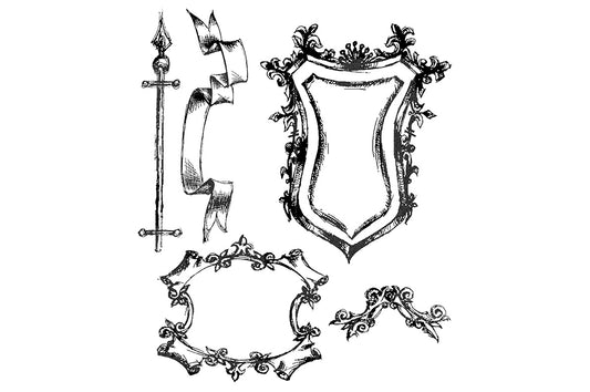 Tim Holtz Stampers Anonymous Cling Rubber Stamps Sketch - CMS131