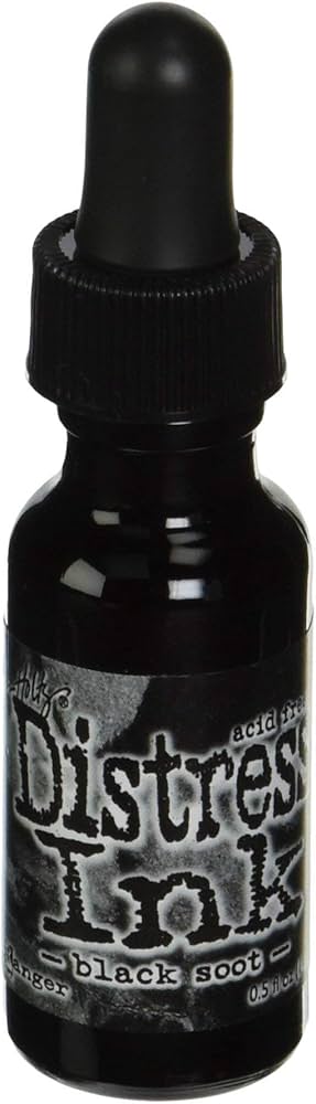 tim holtz ranger distress ink reinker re-inker black soot